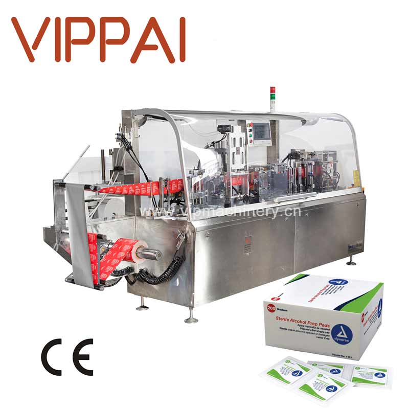 VPD-250D High Speed Right Angle Wet Wipes Machine